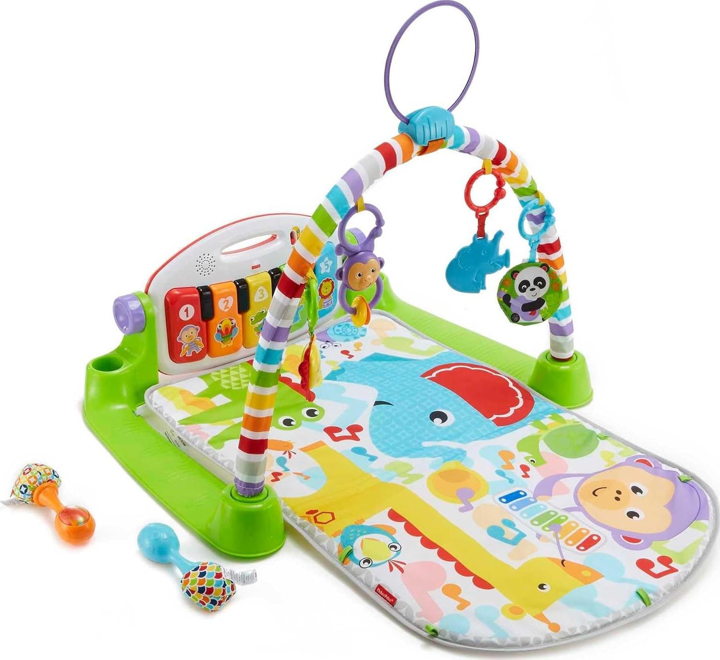 Fisher-Price Deluxe Kick & Play Piano Gym with Maracas