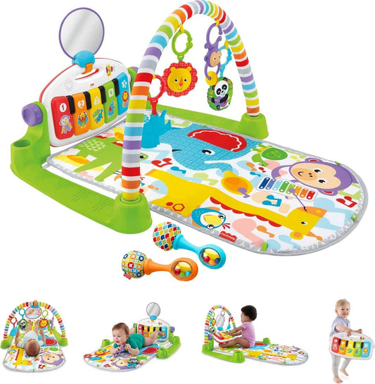 Fisher-Price Deluxe Kick & Play Piano Gym with Maracas